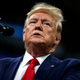 President Donald Trump in Minneapolis in an untouched photo from October 10, 2019